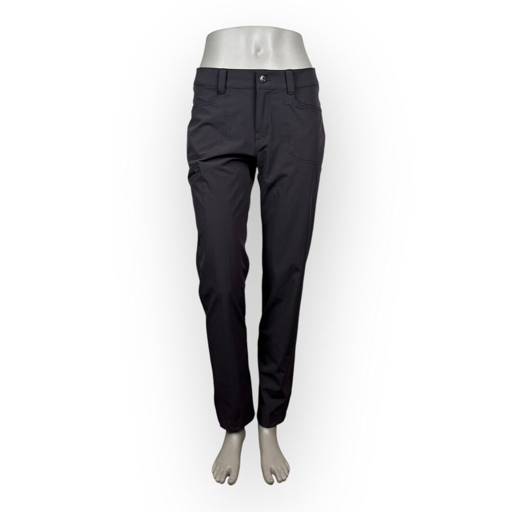 EMS Women's Gray Straight Leg Mid-Rise‎ Hiking Pants 4 Short